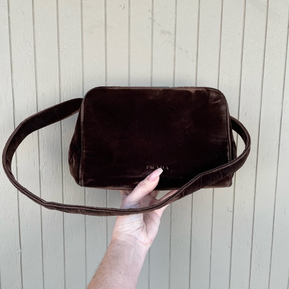 Vintage 2000’s Prada Velvet Bag - Picture 5 of 11